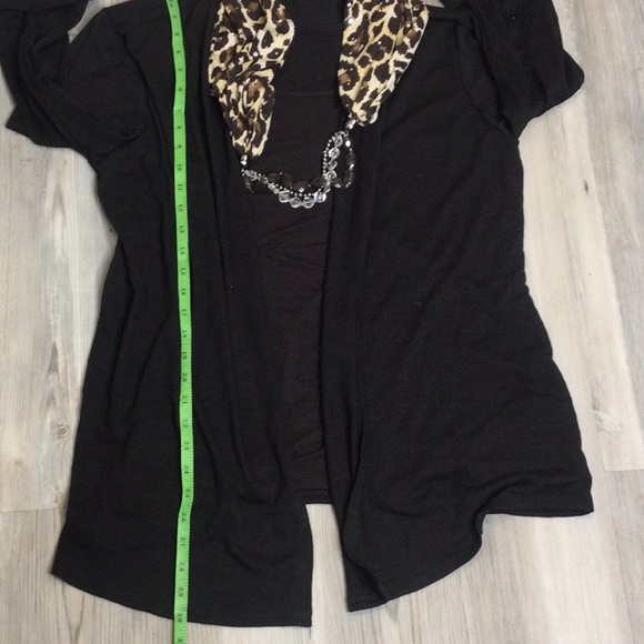 EUC JM Collection Cardigan Scarf Set, XL - Picture 9 of 13